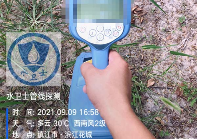 淮安金属管道探测案例-镇江滨江花城小区
